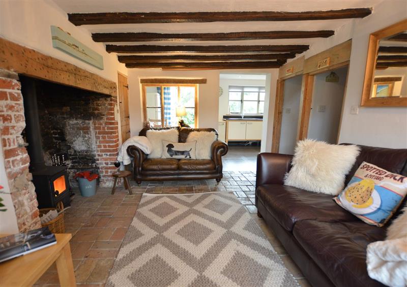The living room at Pudding Cottage, Westleton, Westleton