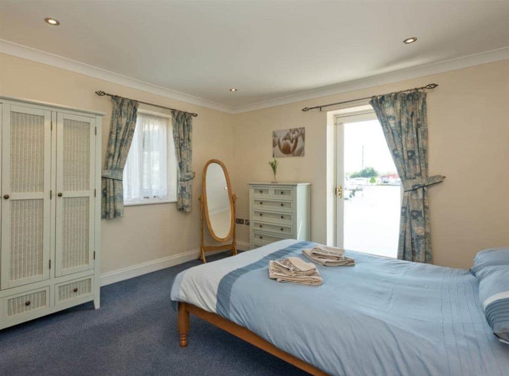 Double bedroom at Puddle Inn Duck in Horning, near Norwich, Norfolk