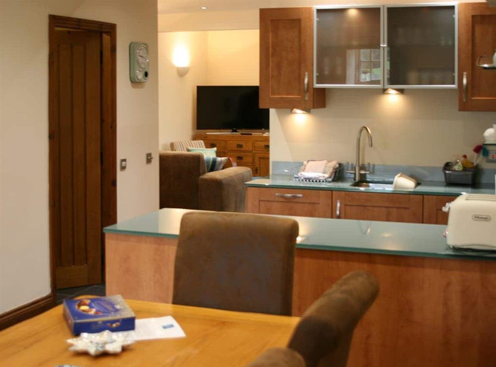 Kitchen/diner at Puffin Cottage in Bamburgh, Northumberland