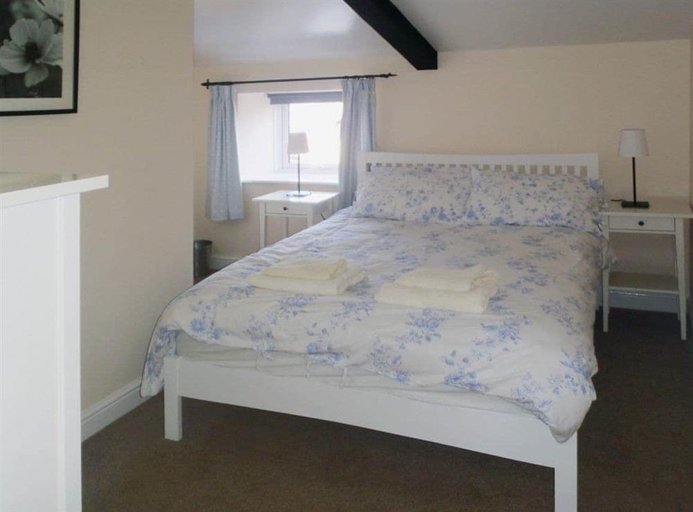 Double bedroom at Puffin Cottage in Seahouses, Northumberland