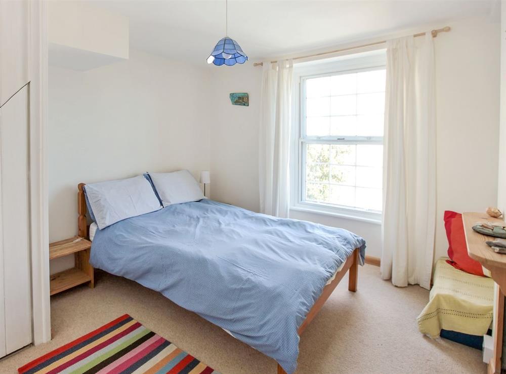 Double bedroom at Puffin Cottage in West Looe, Cornwall