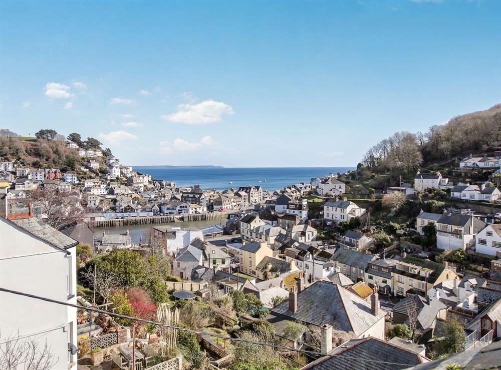 View at Puffin Cottage in West Looe, Cornwall