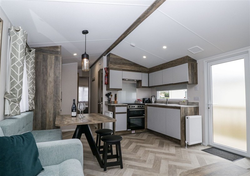 This is the kitchen at Puffin, St Bees