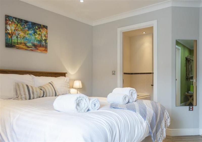 One of the bedrooms at Puffin View, Seahouses