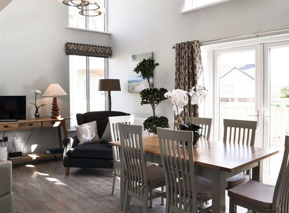 Fabulous open plan living space at Puffins in Beadnell, near Alnwick, Northumberland