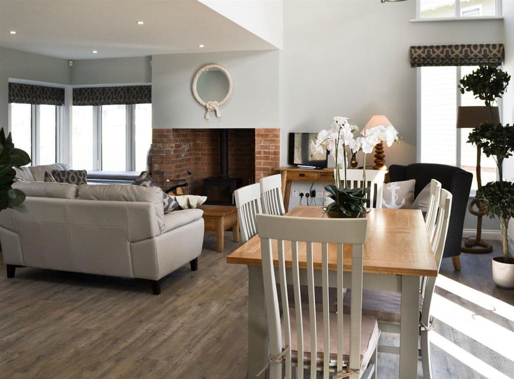 Stunning open plan living space at Puffins in Beadnell, near Alnwick, Northumberland