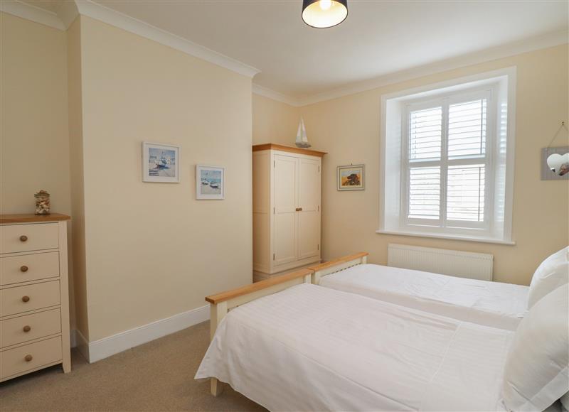 One of the bedrooms at Puffins Reach, Amble