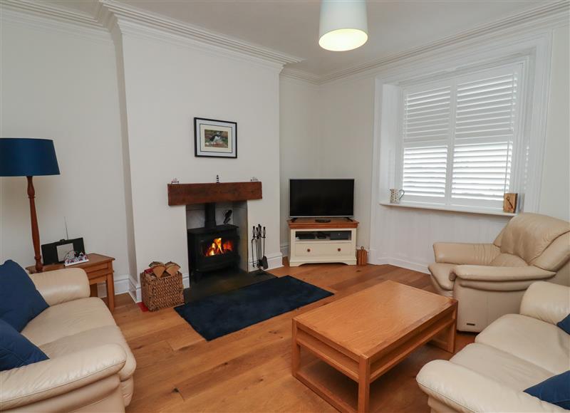 This is the living room at Puffins Reach, Amble