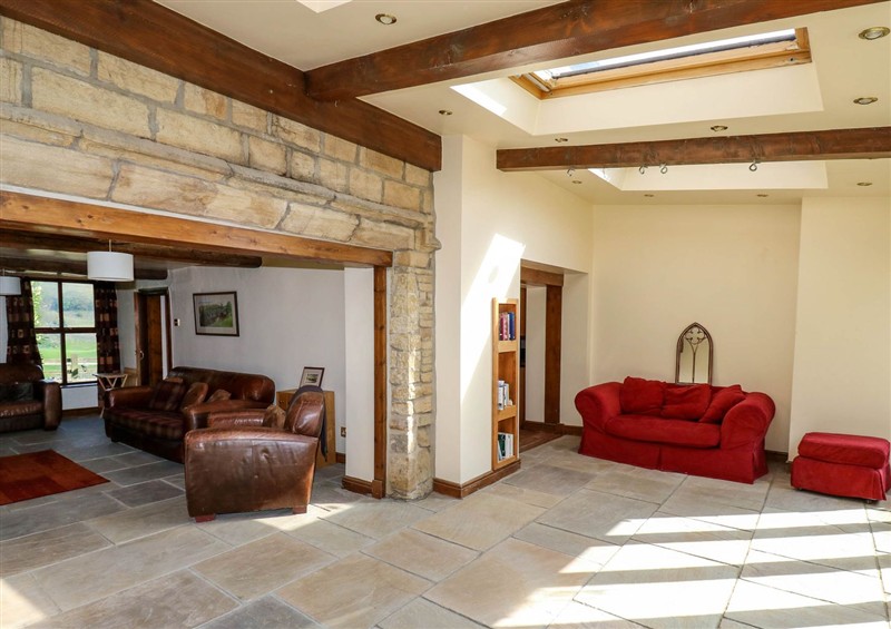 Relax in the living area at Pule Hill Farm, Marsden