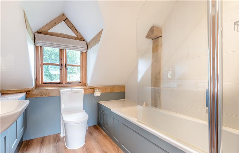 This is the bathroom at Pultheley Cottage, Hyssington near Churchstoke