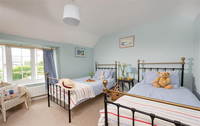 A photo of the bedroom at Pump Cottage and Annexe, Cornwall