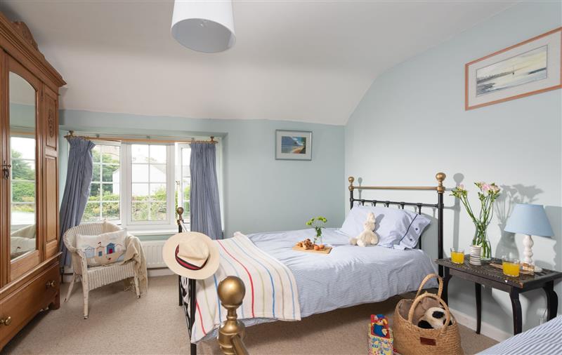One of the bedrooms at Pump Cottage and Annexe, Cornwall