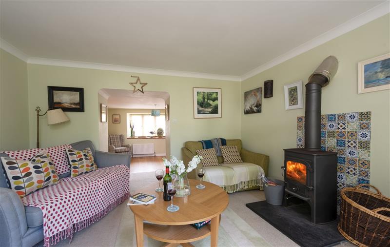 Relax in the living area at Pump Cottage and Annexe, Cornwall