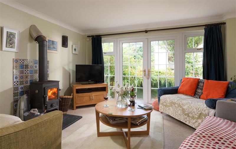 The living room at Pump Cottage and Annexe, Cornwall