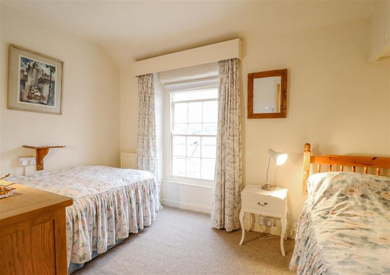 One of the bedrooms at Pump Cottage, Borth-y-Gest near Porthmadog