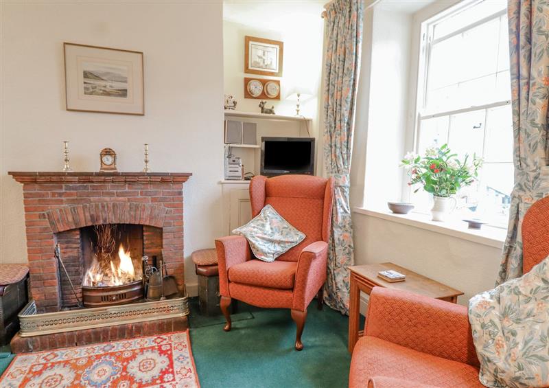 This is the living room at Pump Cottage, Borth-y-Gest near Porthmadog
