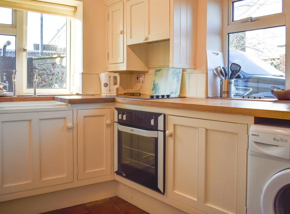 Kitchen at Pump Cottage in Brancaster Staithe, near Wells-next-the-Sea, Norfolk