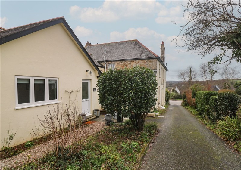 The setting at Pump Cottage, Devoran near Carnon Downs