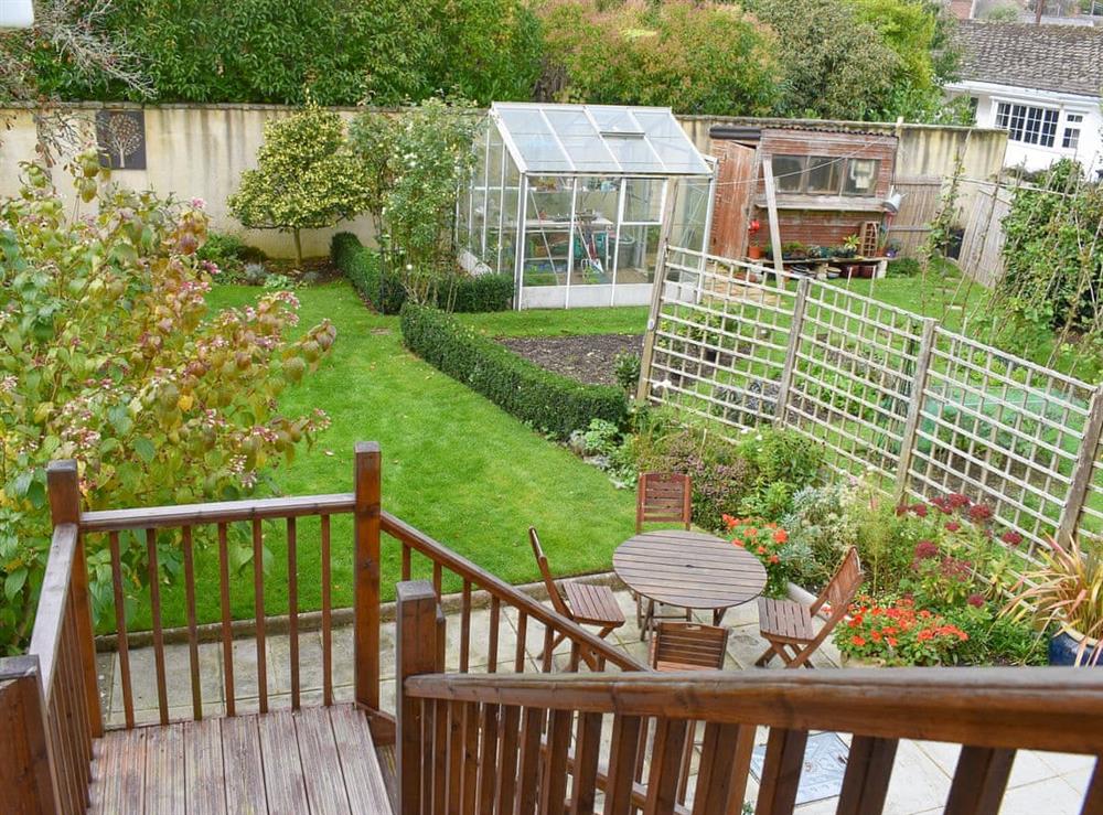Delightful garden at Purbeck Apartment in Chideock, Dorset