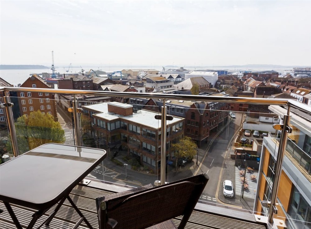 Balcony at Purbecks in Poole, Dorset
