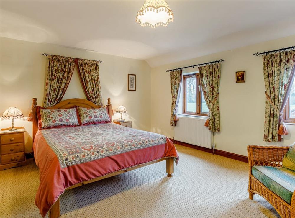 Master bedroom at Purlin Barn in Kings Lynn, Norfolk