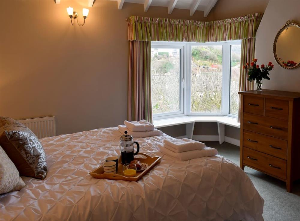 Double bedroom at Puzzle Corner  in Sandsend, near Whitby, North Yorkshire