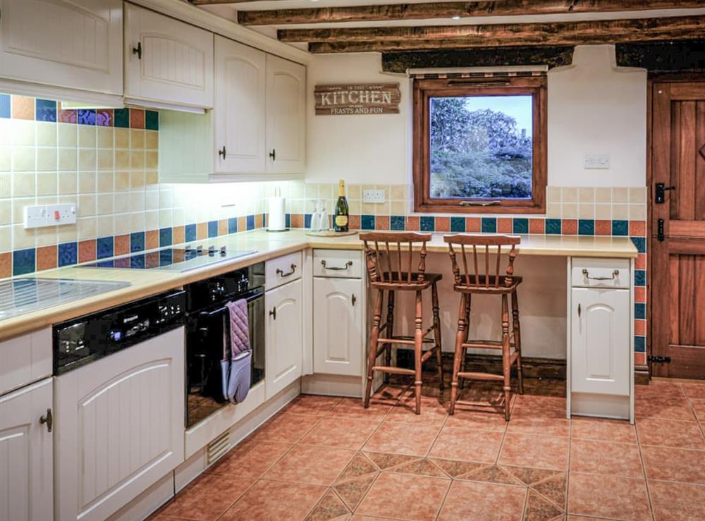 Kitchen at Pygreave Cottage in Combs, near Chapel-en-le-Frith, Derbyshire