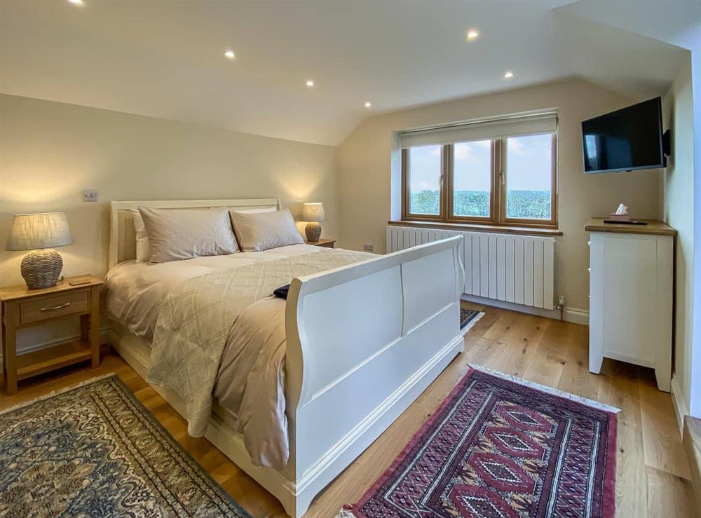 Master bedroom at Quabbs Head Cottage in Malvern, Herefordshire