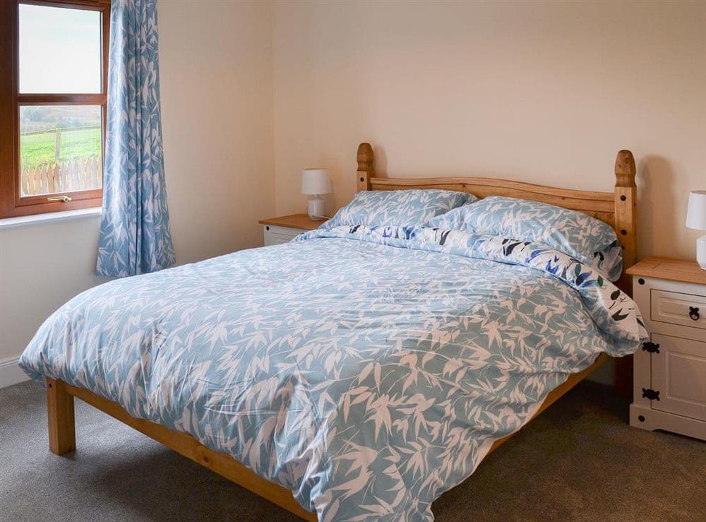Comfortable double bedded room at Quails Nest in Edlingham, near Alnwick, Northumberland