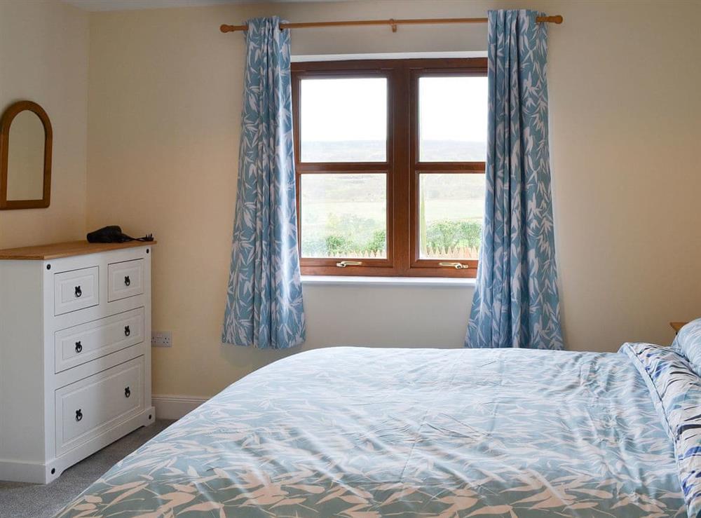 Welcoming double bedroom at Quails Nest in Edlingham, near Alnwick, Northumberland