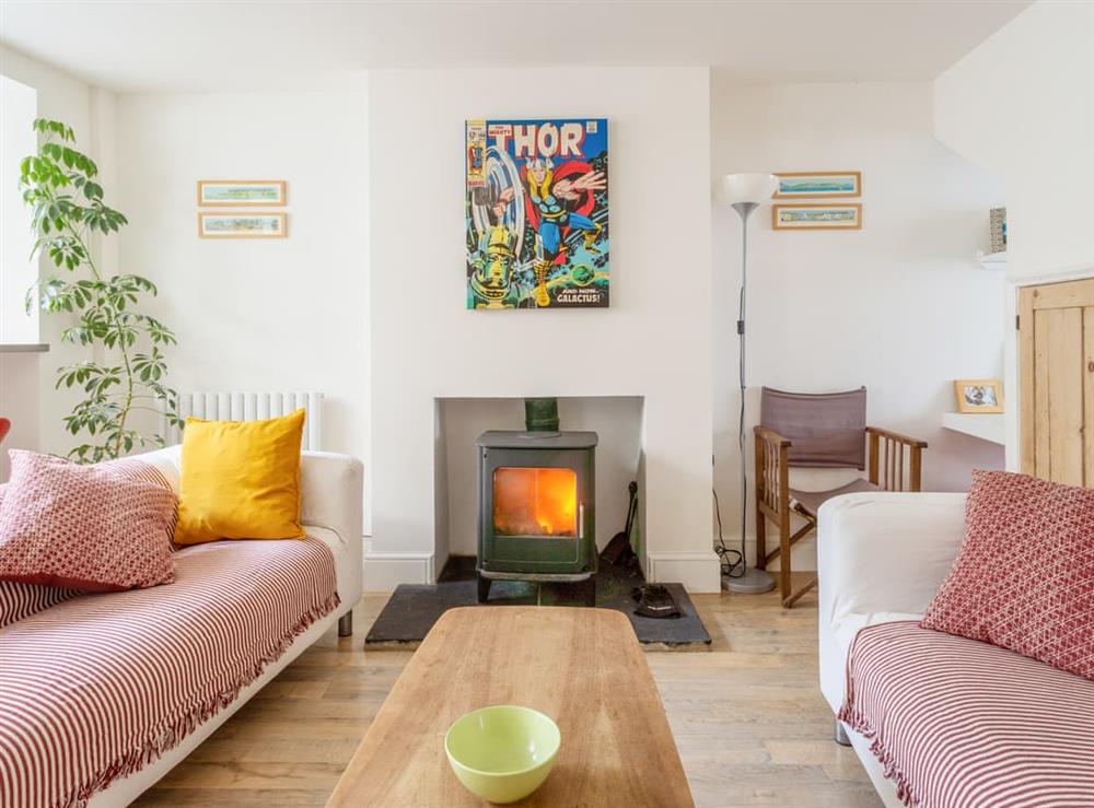 Living room at Quaintes House in Lyme Regis, Dorset
