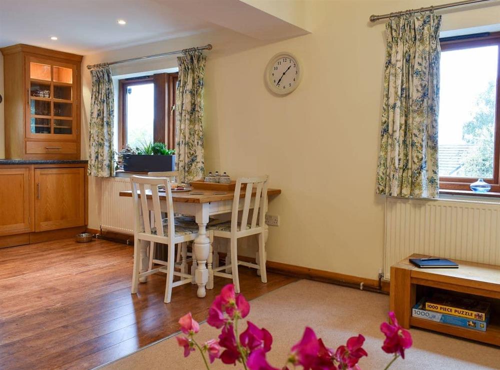 Dining Area at Quarry Cottage in Lea Matlock, Derbyshire