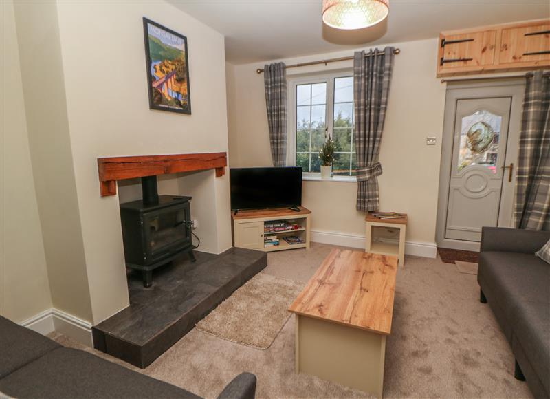Relax in the living area at Quarry Cottage, Smalldale near Buxton