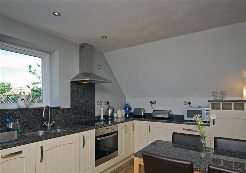 This is the kitchen at Quarry Mews, Bamburgh