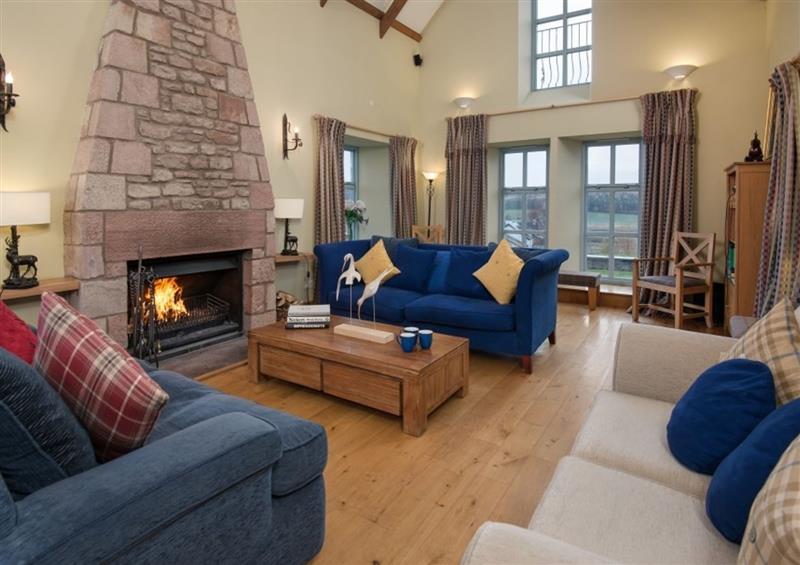 The living area at Quarryfield, Munlochy