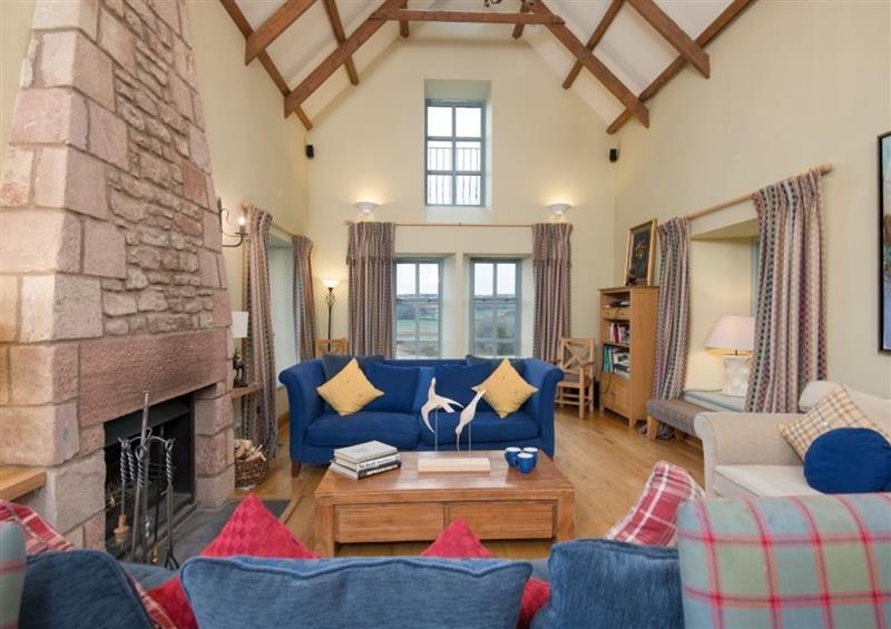 The living room at Quarryfield, Munlochy