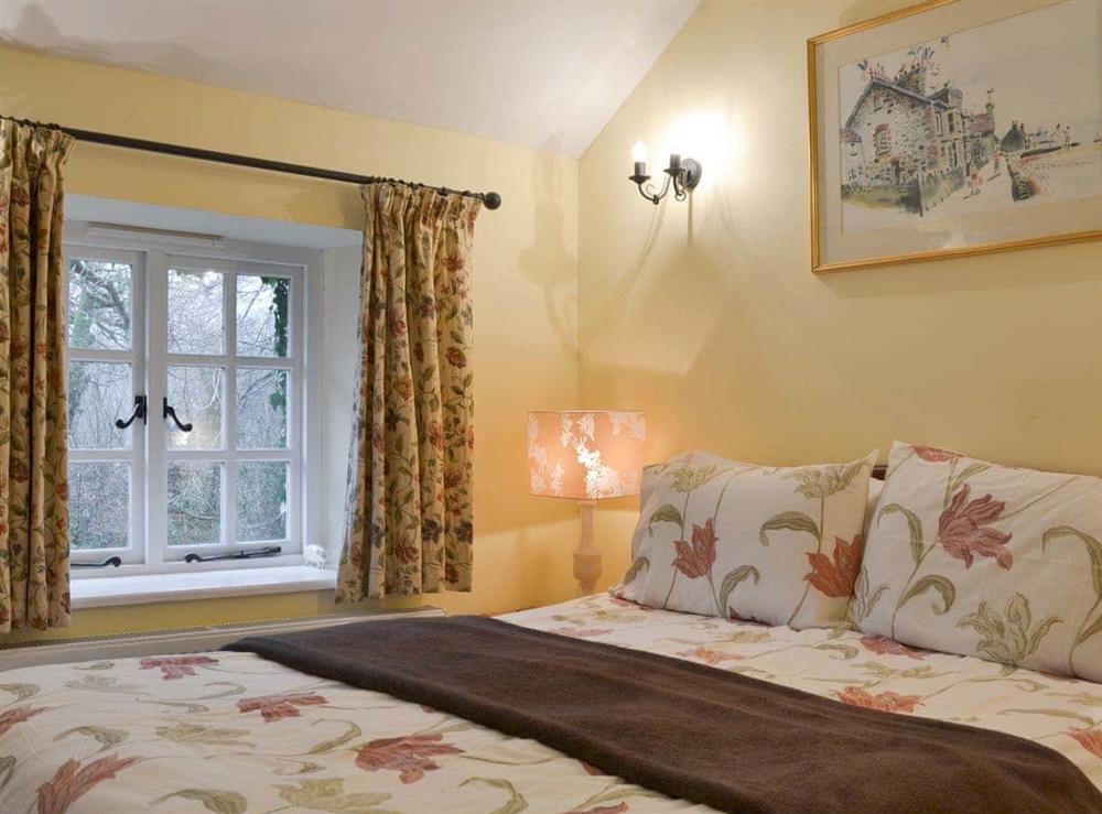 Relaxing en-suite double bedroom at Quarrymans Cottage in Golberdon, Nr Callington, Cornwall., Great Britain