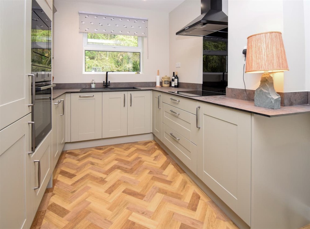 Kitchen area at Quarrys Edge in Chapel Stile, near Grasmere, Cumbria