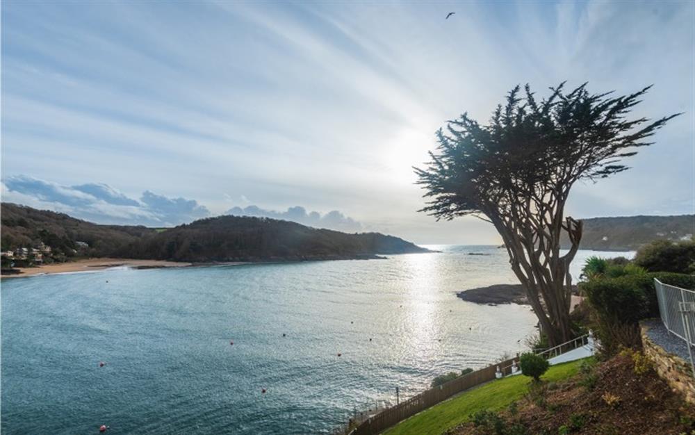 The view from the balcony at Quarterdeck (Sunny Cliff Cottage) in Salcombe
