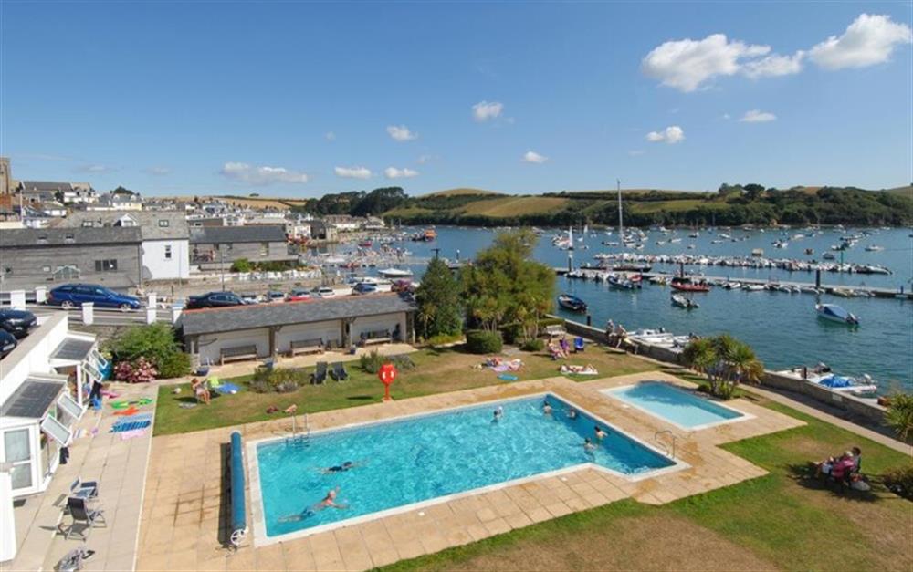 The communal swimming pool at 'The Salcombe' (Seasonal opening times). at Quarterdeck: The Salcombe in Salcombe