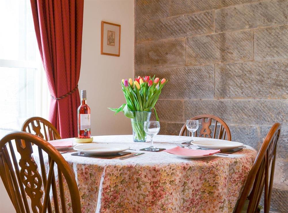Charming dining area at Quartermasters in Brancepeth, near Durham, England