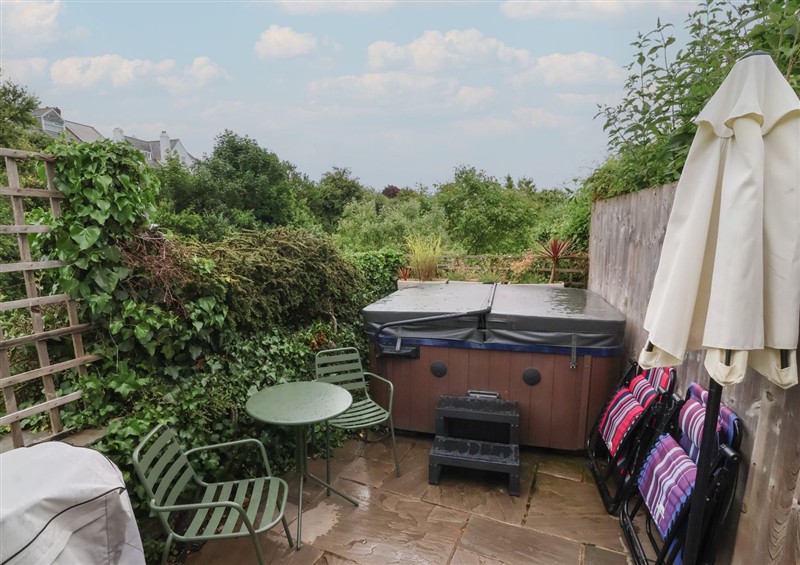 This is the garden at Quay Close Cottage, Instow