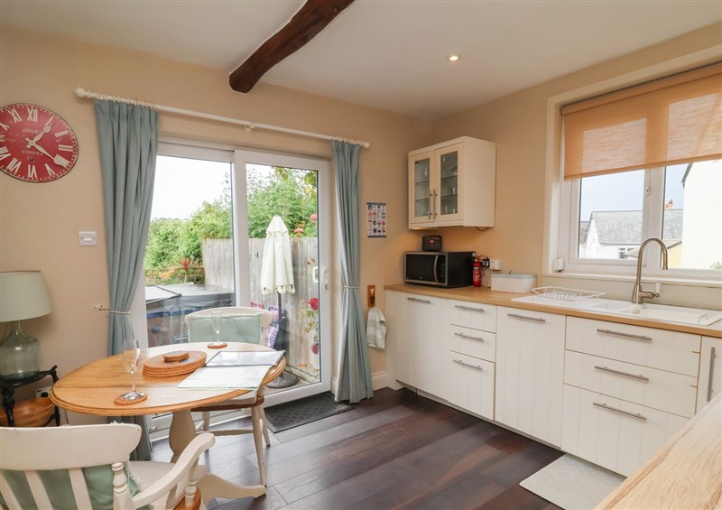 This is the kitchen at Quay Close Cottage, Instow