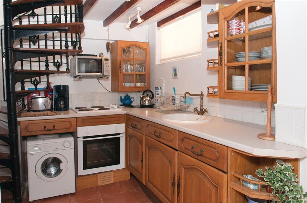 Kitchen at Quay Cottage in Hope Cove, Nr Kingsbridge