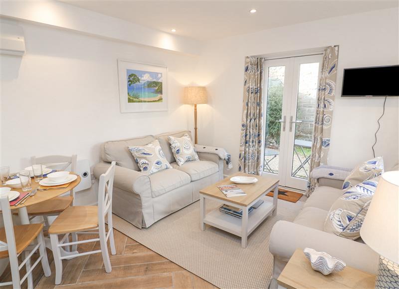 Enjoy the living room at Quay Cottage, Salcombe