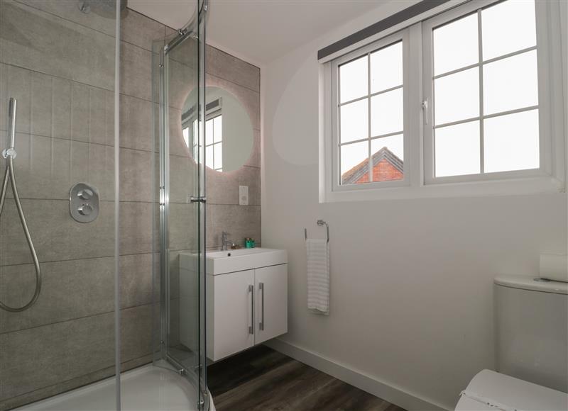 This is the bathroom at Quay Cottage - Sea View, Poole