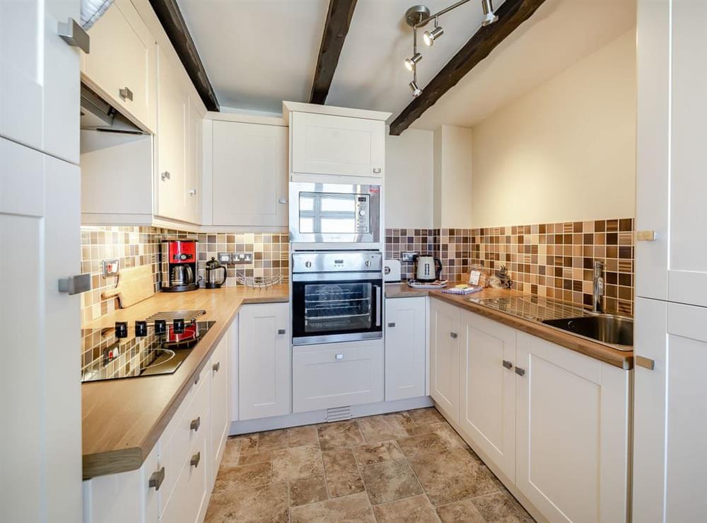Kitchen at Quay Cottage in Seahouses, near Alnwick, Northumberland, England