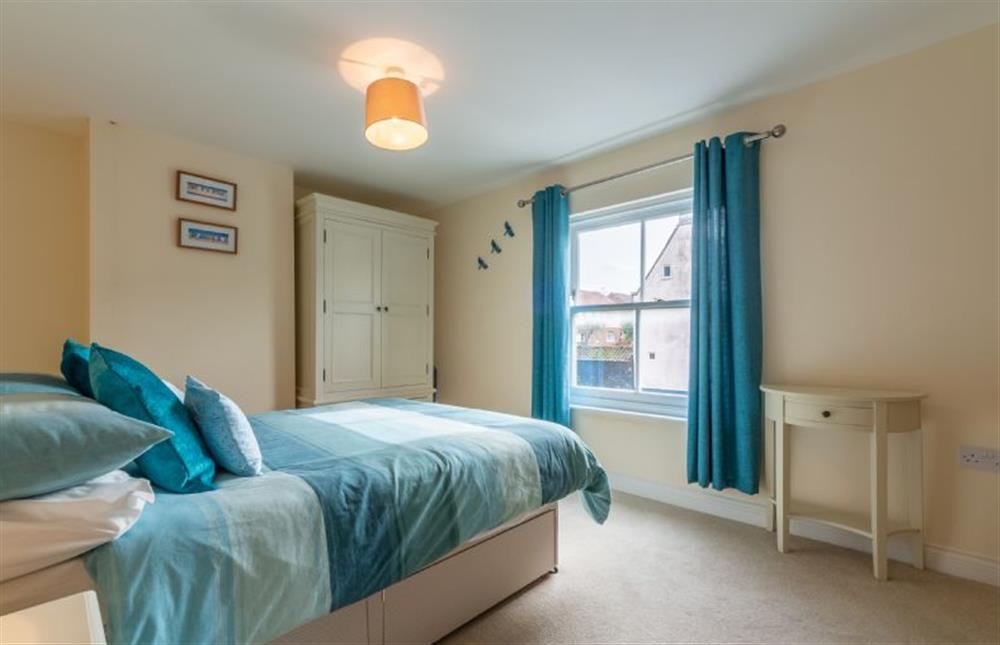 Bedroom two, double bed at Quay Cottage, Wells-next-the-Sea