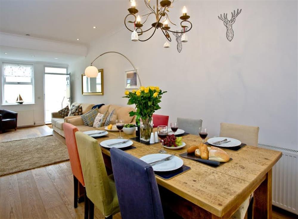 Dining Area at Quay House in Porth Beach, Newquay