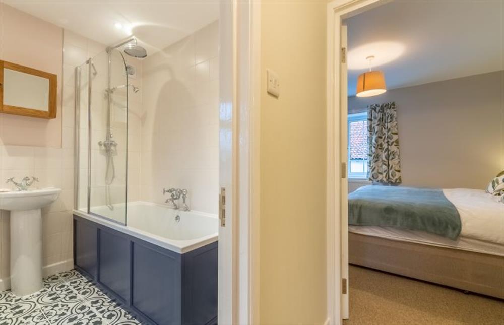 First floor: Bathroom at Quay View Cottage, Wells-next-the-Sea